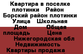 Квартира в поселке плотинки › Район ­ Борский район плотинки › Улица ­ Школьная › Дом ­ 126 › Общая площадь ­ 25 › Цена ­ 180 000 - Нижегородская обл. Недвижимость » Квартиры продажа   . Нижегородская обл.